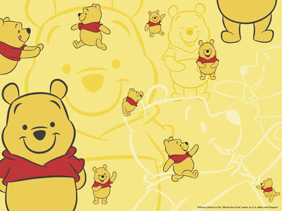 【ディズニー】くまのプーさん（Winnie-the-Pooh） PCデスクトップ壁紙 画像【高画質】