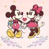 Disney ミッキー＆ミニーマウス 一緒にいる仲良し iphone【スマホ用】壁紙【ディズニー】