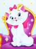 【ディズニー】おしゃれキャット【マリーちゃん】猫 スマホ壁紙 待ち受け画像